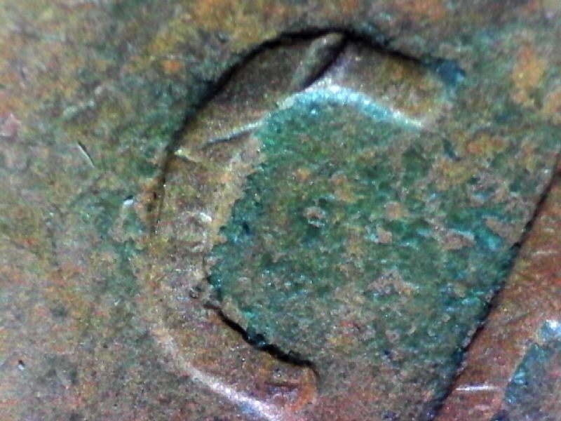 1952-S-Wheat-Penny-Stamped-On-Top-Of-Another-Coin-Or-Something-Please-Help